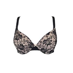 dark coquette lace bra